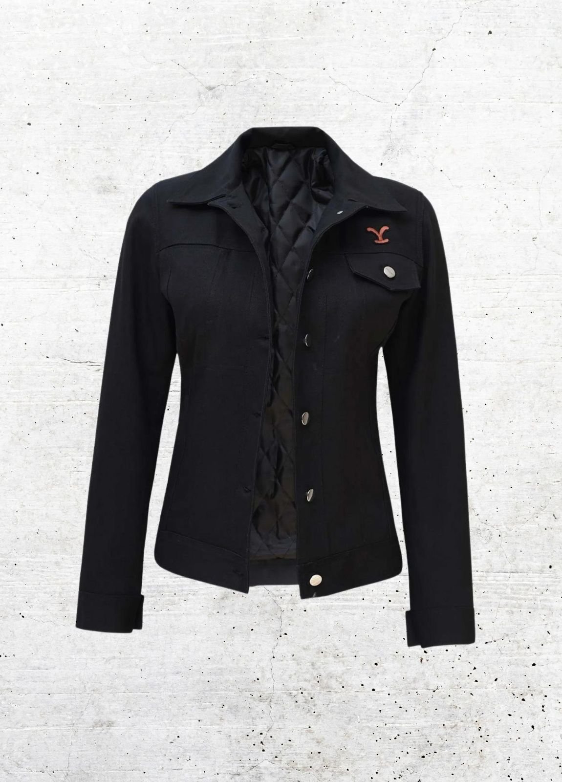 Yellowstone Rip Wheeler Black Jacket For Women