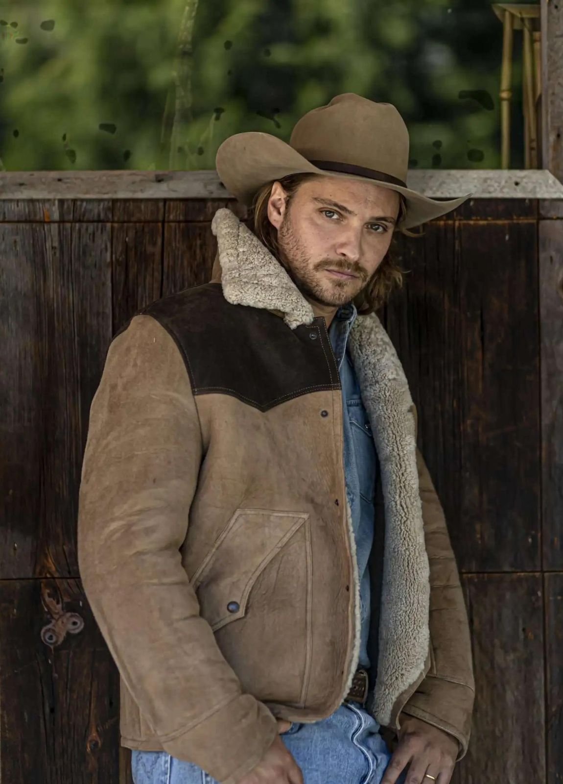 Yellowstone S5 Kayce Dutton Suede Leather Jacket