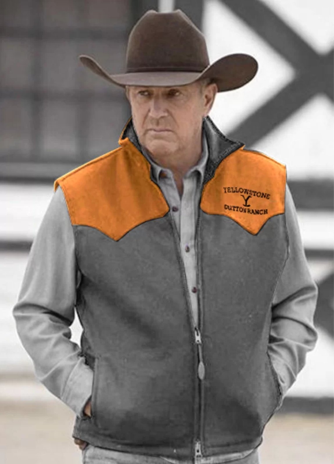 John Dutton Custom Design Vest Yellowstone