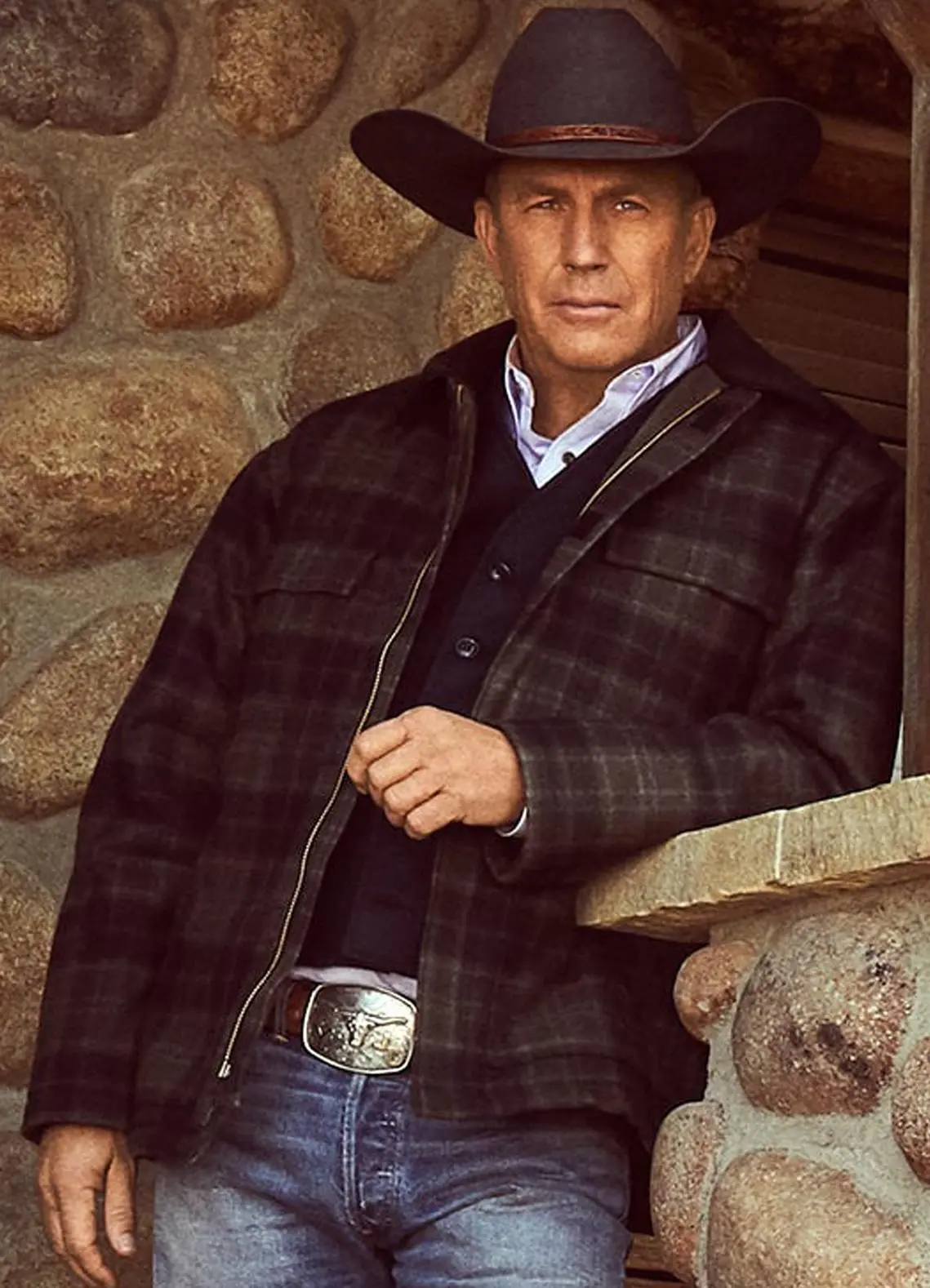 John Dutton Plaid Jacket Yellowstone